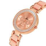 Jainx Rose Gold Bracelet Style Analog Wrist Watch for Women