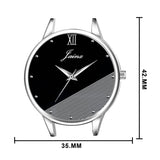 Jainx Black Dial Steel Mesh Chain Analog Watch for Women JW8636