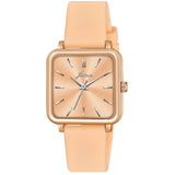 Jainx Rose Gold Silicone Band Analog Watch for Women JW8640