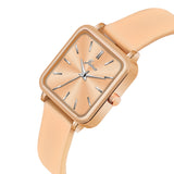 Jainx Rose Gold Silicone Band Analog Watch for Women JW8640
