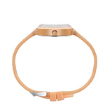 Jainx Rose Gold Silicone Band Analog Watch for Women JW8640