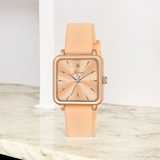 Jainx Rose Gold Silicone Band Analog Watch for Women JW8640