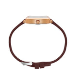 Jainx Brown Silicone Band Analog Watch for Women JW8641