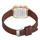 Jainx Brown Silicone Band Analog Watch for Women JW8641