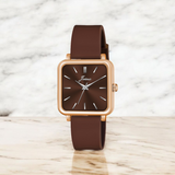 Jainx Brown Silicone Band Analog Watch for Women JW8641