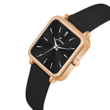 Jainx Black Silicone Band Analog Watch for Women JW8642