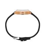 Jainx Black Silicone Band Analog Watch for Women JW8642