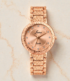 Jainx Antique Rose Gold Analog Wrist Watch for Women JW8643