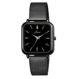 Jainx Black Mesh Chain Analog Wrist Watch - for Women - JW8648