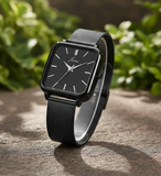 Jainx Black Mesh Chain Analog Wrist Watch - for Women - JW8648