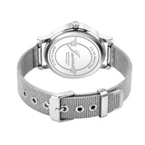Jainx Silver Mesh Design Steel Chain Analog Wrist Watch for Women & Girls - JW8656