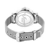 Jainx Silver Mesh Design Steel Chain Analog Wrist Watch for Women & Girls - JW8658