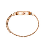 Jainx Rose Gold Mesh Design Steel Chain Analog Wrist Watch for Women & Girls - JW8659