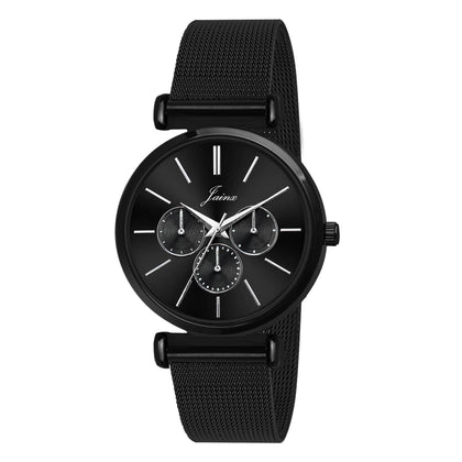 Jainx Mesh Design Steel Chain Analog Wrist Watch for Women & Girls - JW8661