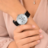 Jainx Black Silicone Band Analog Wrist Watch for Women & Girls - JW8663
