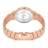 Jainx Fancy Bracelet Style Rose Gold Texture Dial Analog Wrist Watch for Women  - JW8667