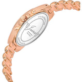 Jainx rose gold black Roman numeral bracelet watch for women - JW8686
