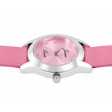 Jainx Pink Leather Strap Analog Wrist Watch for Women - JW8709