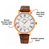 Jainx Brown Corporate Analog Wrist Watch for Women - JW8710