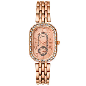 Jainx Fancy Rose Gold Bracelet Style Analog Watch for Women - JW8712