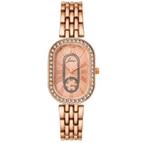Jainx Fancy Rose Gold Bracelet Style Analog Watch for Women - JW8712