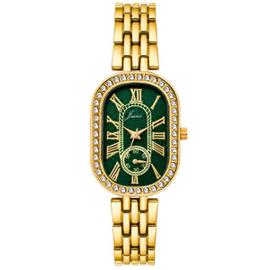 Jainx Fancy Golden Bracelet Style Analog Watch for Women - JW8713