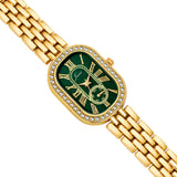 Jainx Fancy Golden Bracelet Style Analog Watch for Women - JW8713