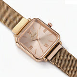Jainx Square Dial Rose Gold Analog Watch for Women - JW8718