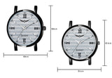 Jaxer Round Grey Dial Genuine Leather Strap Analog Watch - For Couple Jxrc2405