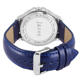 Jaxer Men'S Analog Watch With Blue Day & Date Feature Dial And Leather Strap - JXRM2118