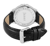 Jaxer Men'S Analog Watch With Black Day & Date Feature Dial And Leather Strap - JXRM2119