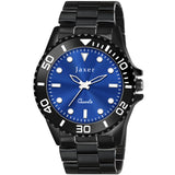 jaxer blue men's wrist watch