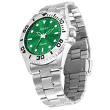 Jaxer green men's wrist watch