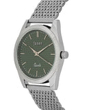 Jaxer Green Dial Steel Chain Analog Wrist Watch for Men - JXRM2193