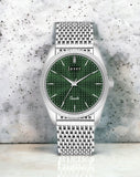 Jaxer Green Dial Steel Chain Analog Wrist Watch for Men - JXRM2193 - Jainx Store