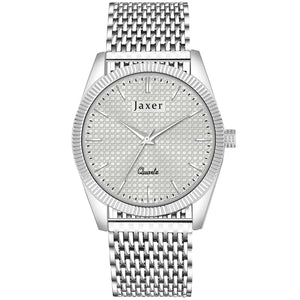 Jaxer Beige Dial Steel Chain Analog Wrist Watch for Men - JXRM2195 - Jainx Store