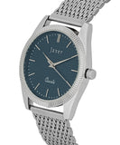 Jaxer Blue Dial Steel Chain Analog Wrist Watch for Men - JXRM2196