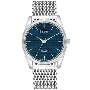 Jaxer Blue Dial Steel Chain Analog Wrist Watch for Men - JXRM2196 - Jainx Store