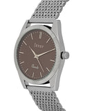 Jaxer Brown Dial Steel Chain Analog Wrist Watch for Men - JXRM2197 - Jainx Store