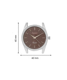 Jaxer Brown Dial Steel Chain Analog Wrist Watch for Men - JXRM2197 - Jainx Store