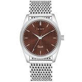 Jaxer Brown Dial Steel Chain Analog Wrist Watch for Men - JXRM2197 - Jainx Store