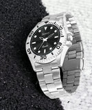 Jaxer Black Dial Steel Chain Analog Wrist Watch For Men - JXRM2199