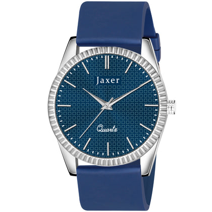 Jaxer Blue Silicone Band Analog Wrist Watch For Men And Boys - JXRM2202