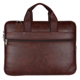 Jaxer Brown Leather Laptop Messenger Bag for Men - JXRMB006 - Jainx Store