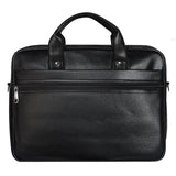 Jaxer Black Leather Laptop Messenger Bag for Men - JXRMB007 - Jainx Store