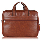 Jaxer Tan Leather Laptop Messenger Bag for Men - JXRMB010 - Jainx Store