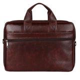 Jaxer Brown Leather Laptop Messenger Bag for Men - JXRMB018 - Jainx Store