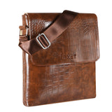 Jaxer Brown Leather Sling Cross Body Travel Office Side Shoulder Bag for Men and Women - JXRSB115 - Jainx Store