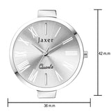 Jaxer Party Silver Steel Chain Analog Watch - For Women JXRW2515
