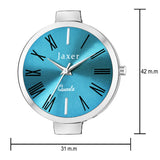 Jaxer Trendy Blue Dial Steel Chain Analog Watch - For Women JXRW2520